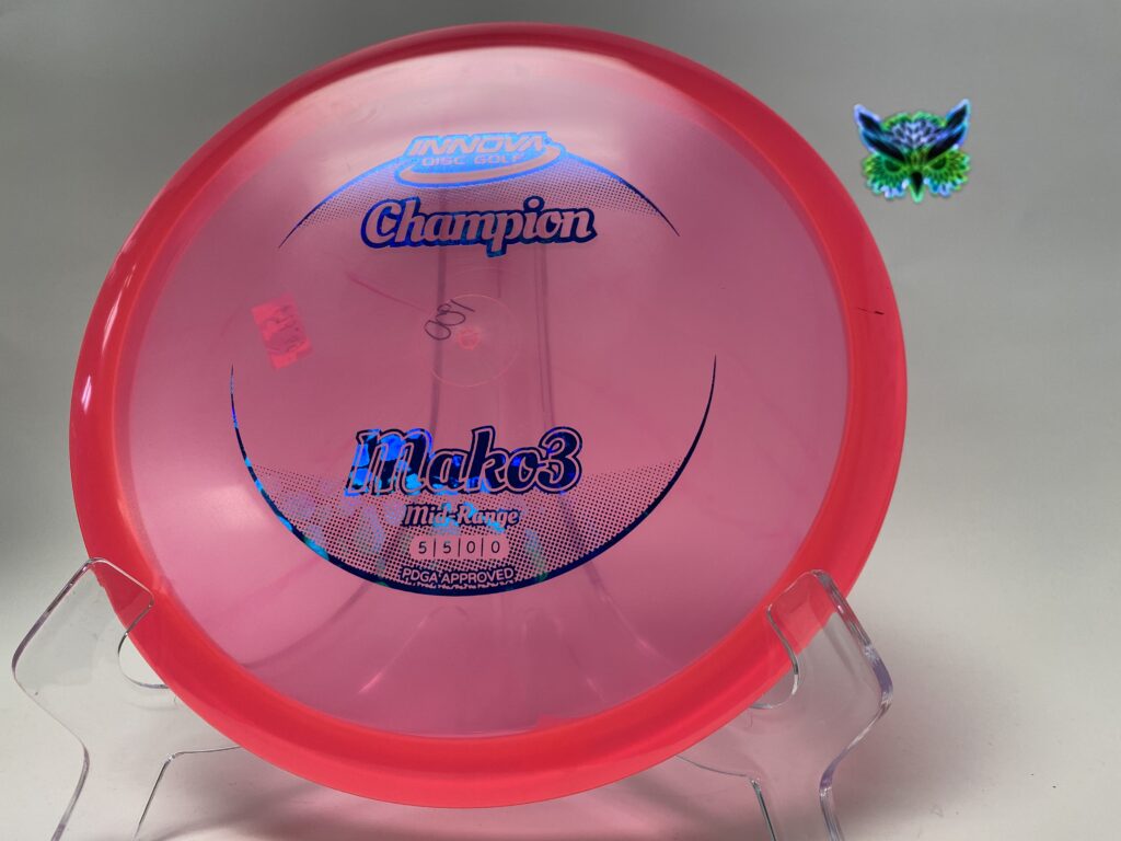 Innova Champion Mako3 Pink With Blue Stamp